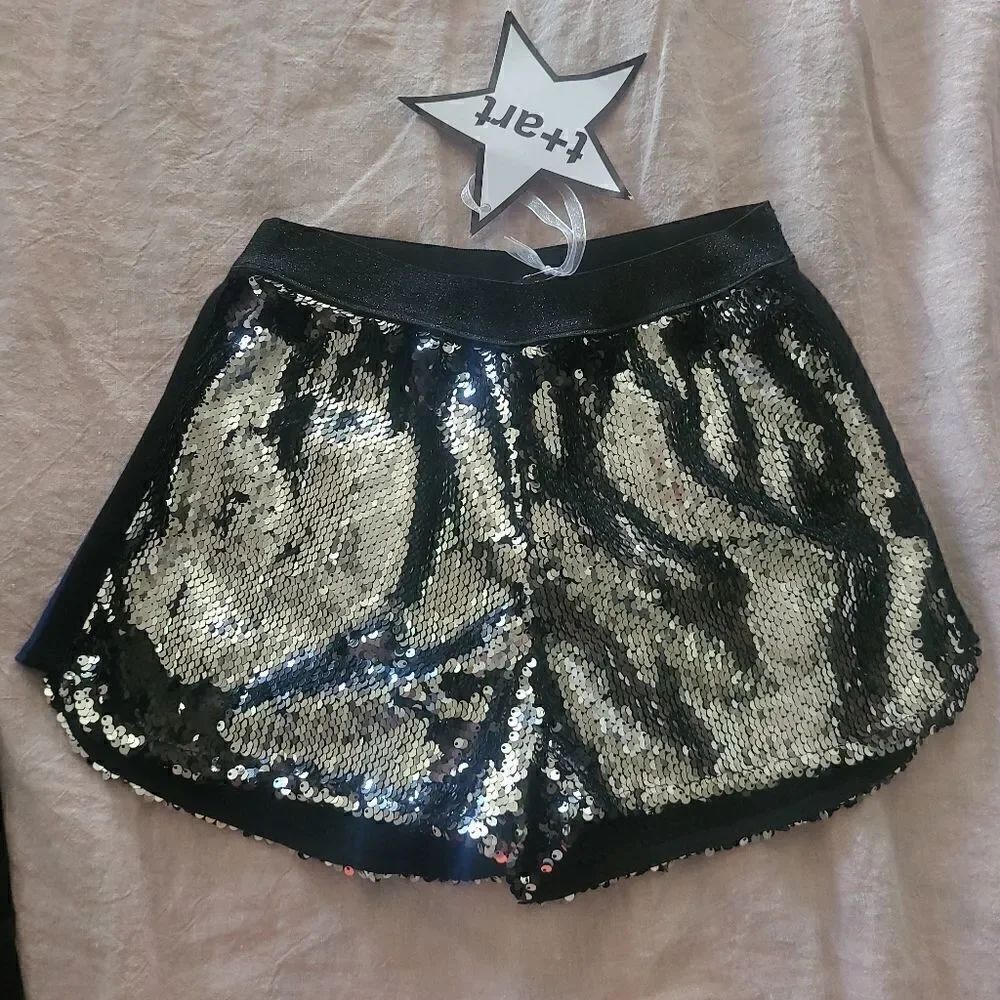 T + art Shorts Boxer Sequins XS 0 2 new